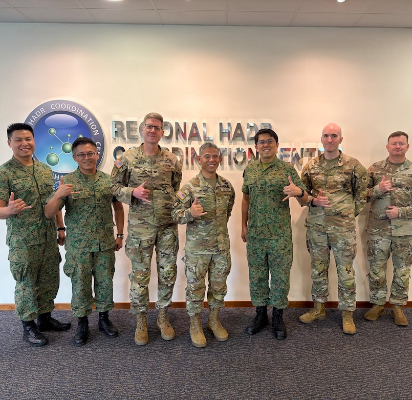 USARPAC Deputy Commanding General – Homeland Affairs Maj. Gen. Lance Okamura visited the Regional HADR Coordination Center on March 11, 2026 where they discussed HADR coordination, targeted response and the importance of civil military planning  and coordination. The U.S. and Singapore armies are long-term partners in the region and share a common vision.