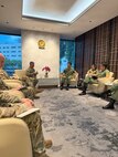 USARPAC Deputy Commanding General – Homeland Affairs Maj. Gen. Lance Okamura met with Chief of Staff Brig. Gen. Wong Shi Ming during his visit to the Ministry of Defense HQ  on March 11, 2026.