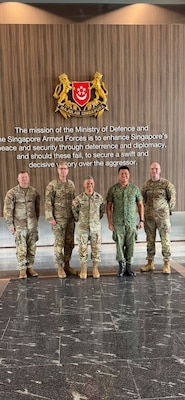 U.S. Army Pacific Deputy Commanding General-Homeland Affairs visits Visits the Singapore Armed Forces Headquarters on March 11, 2026 to discuss areas of mutual interest. The U.S. and Singapore armies are long-term partners in the region and share a common vision.