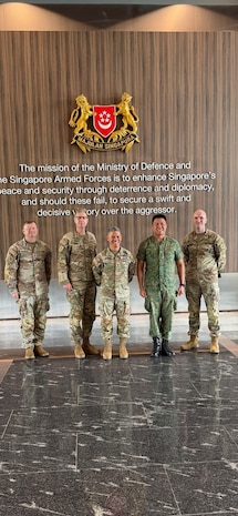 U.S. Army Pacific Deputy Commanding General-Homeland Affairs visits Visits the Singapore Armed Forces Headquarters on March 11, 2026 to discuss areas of mutual interest. The U.S. and Singapore armies are long-term partners in the region and share a common vision.