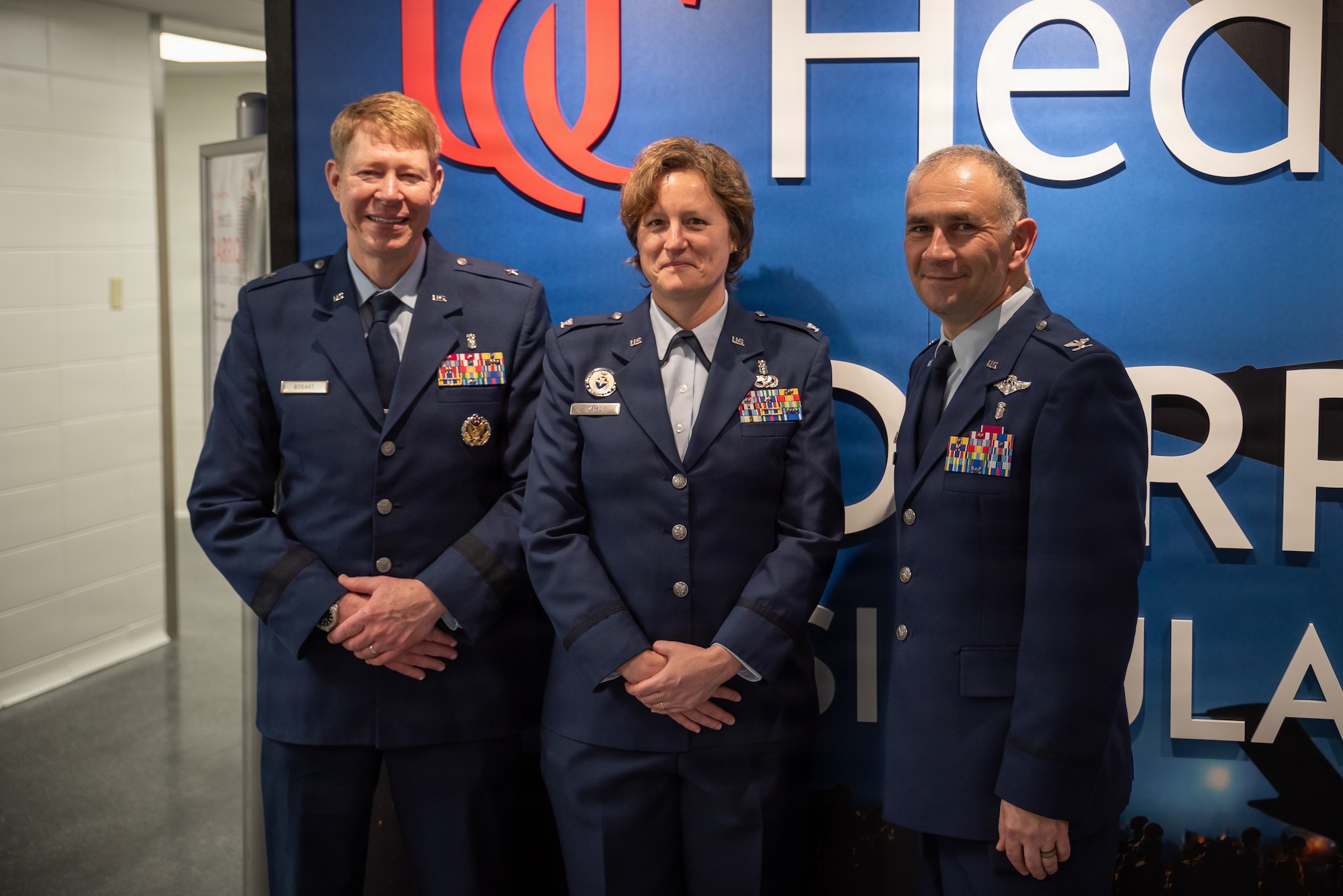Image of Airmen posing for a photo.