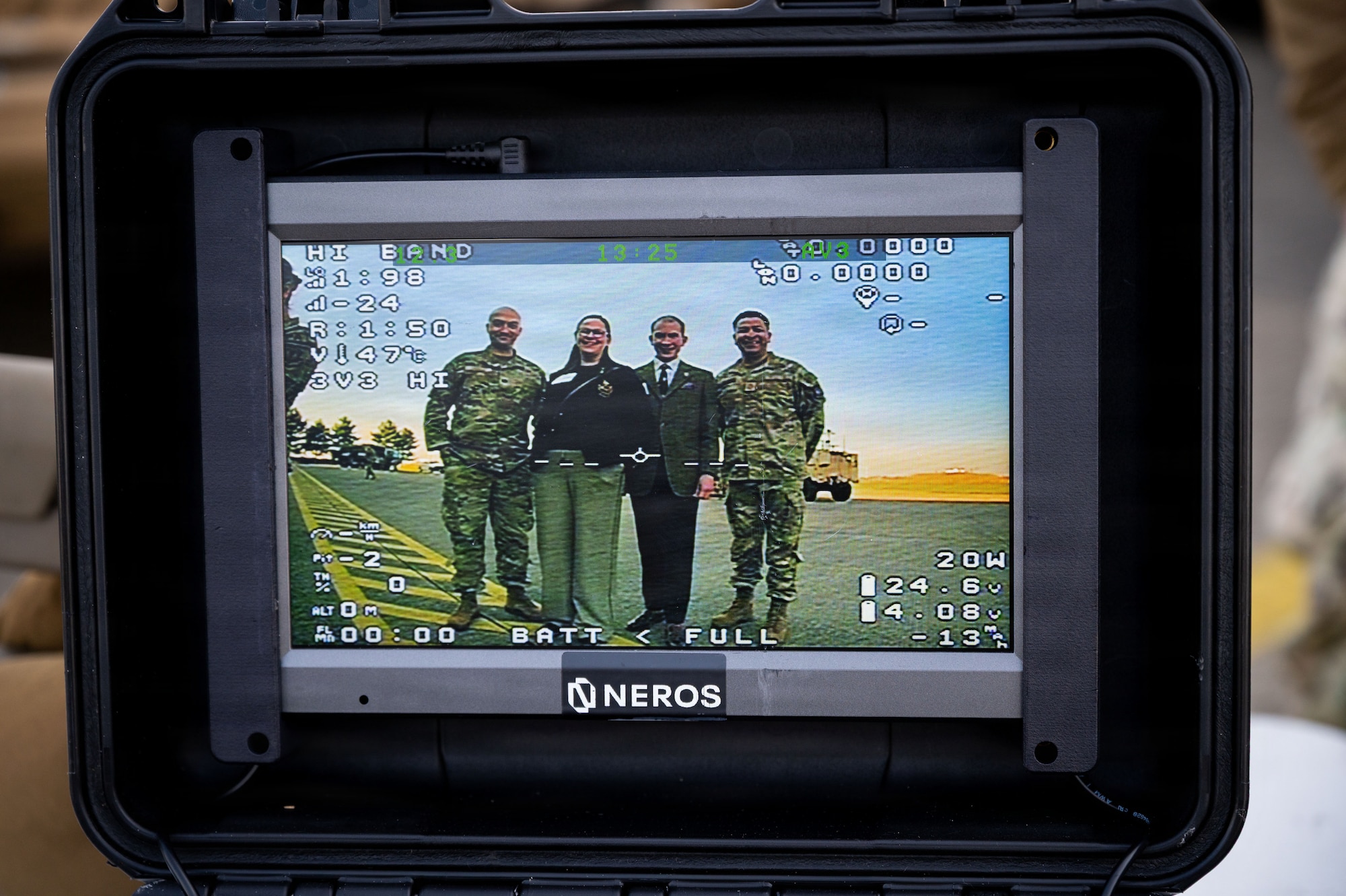 Honorary commanders and Team Mildenhall leadership pose after the Honorary Commanders Induction Ceremony at RAF Mildenhall, England, March 19, 2026.