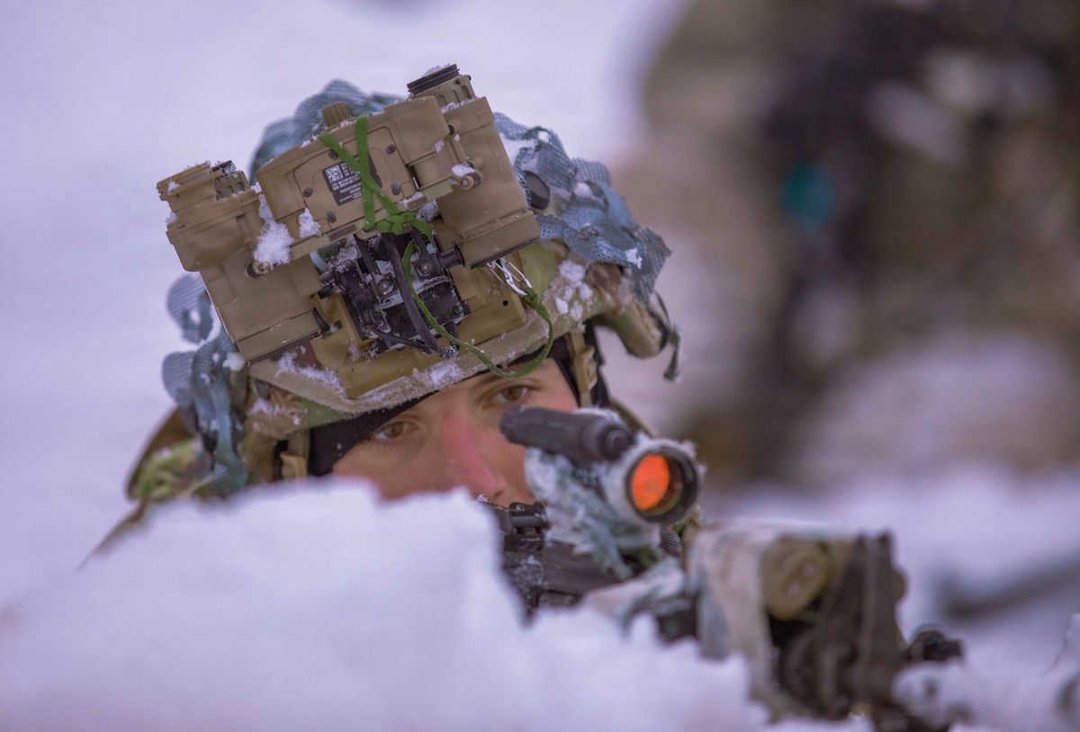 The 11th Airborne Division participated in Joint Pacific Multinational Readiness Center, the Army’s newest Combat Training Center, Feb. 15-25, 2026. JPMRC rotation 26-02 is designed to validate the ability to rapidly deploy a brigade-sized force package quickly and integrate with external elements, focusing on large-scale combat operations in an extreme cold weather environment, and includes situational training exercises, airborne and air assault missions, and live-fire exercises. (U.S. Army Reserve video by Ssg. Cameron Hershberger)