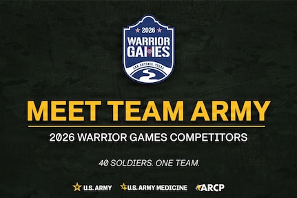 The Army Recovery Care Program is proud to announce the members of Team Army who will compete at the 2026 Warrior Games in San Antonio, Texas, June 13-20.