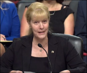 Picture of Dr. Amy E. Henninger at Senate Confirmation Hearing