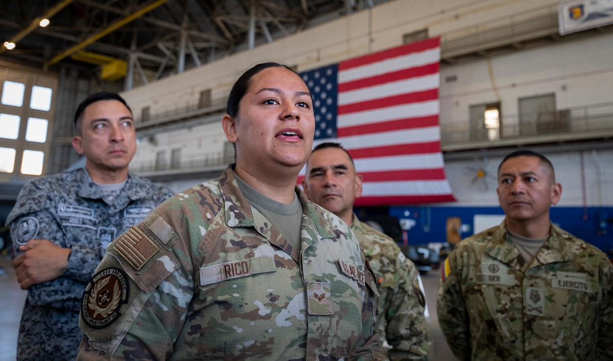 Columbian Sergeant Major course