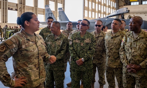 Columbian Sergeant Major course