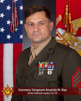 Portrait of GySgt Anatoly N. Ray