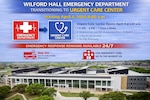 Wilford Hall Ambulatory Surgical Center will transition from an Emergency Department to an Urgent Care Center beginning April 4, 2026, at 8:00 a.m.