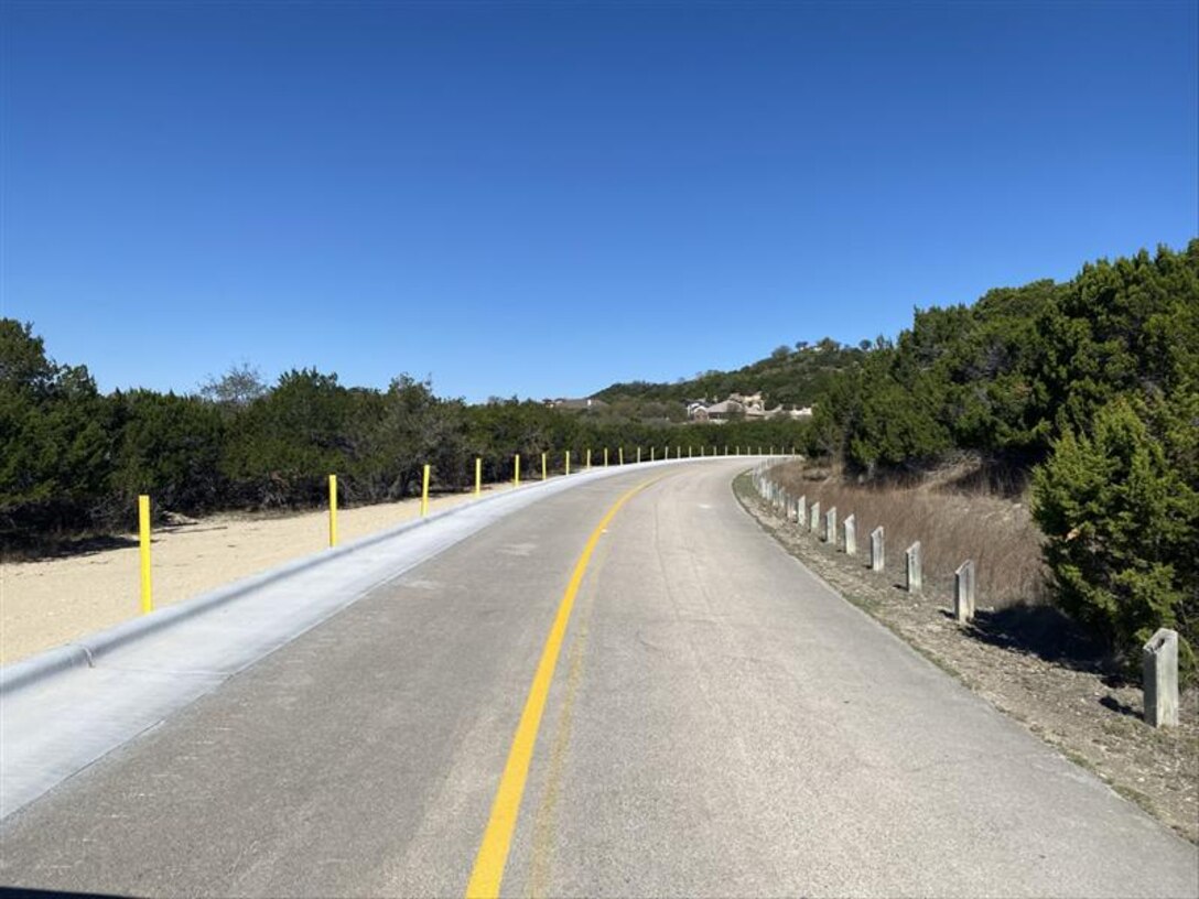 Dana Peak Park entry road - afte