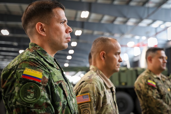 Students from the Joint Logistics and Security Assistance Course (JLSAC) visited Marine Corps Logistics Command aboard Marine Corps Logistics Base Albany for a command overview and facility tours, March 23, 2026. The course, hosted by the Western Hemisphere Institute for Security Cooperation, prepares military and civilian professionals to operate in joint and multinational logistics environments.