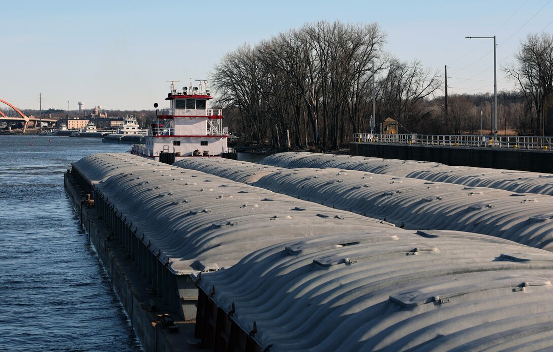 Tow boats on the Mississippi River