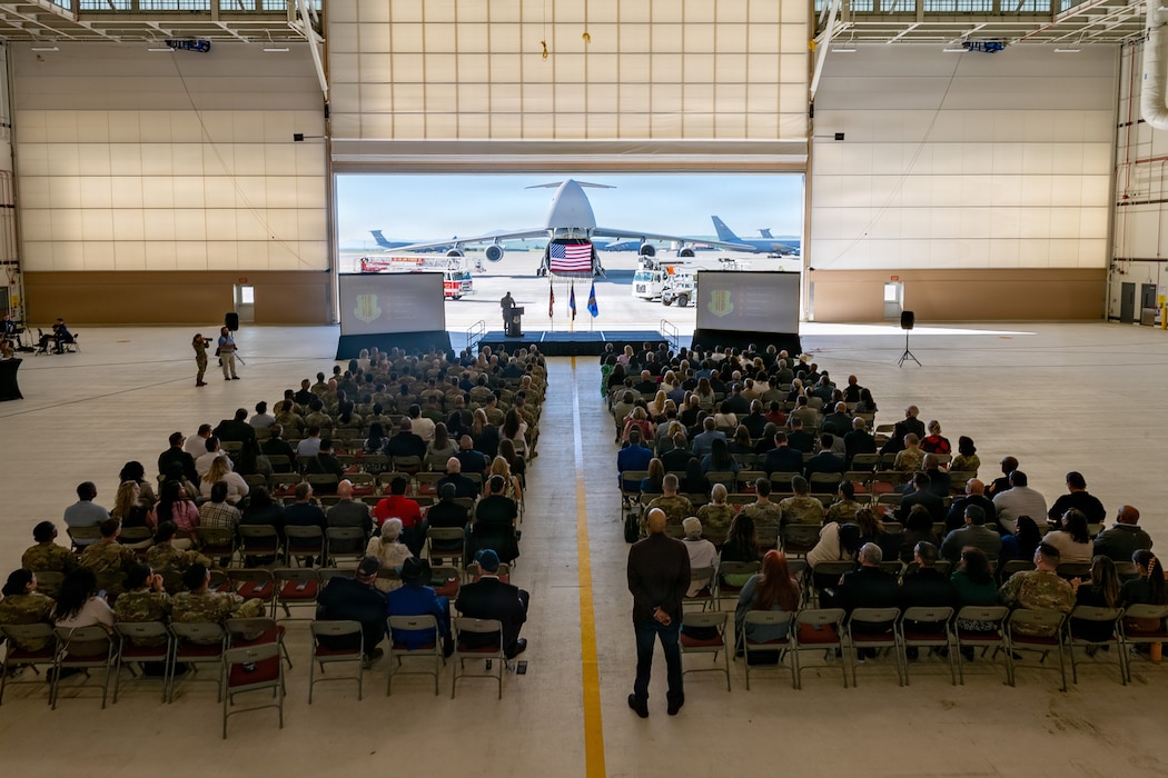 Guests gathering for the ceremony