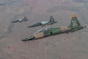 Instructor pilots assigned to the Euro-NATO Joint Jet Pilot Training Program operate U.S. Air Force T-38C Talon aircraft