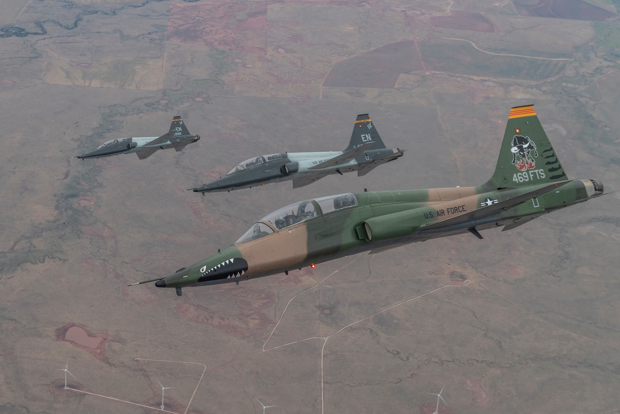 Instructor pilots assigned to the Euro-NATO Joint Jet Pilot Training Program operate U.S. Air Force T-38C Talon aircraft