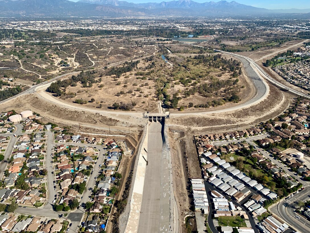 Whittier Narrows Dam, located 11 miles east of Los Angeles, is seen in this undated file photo.