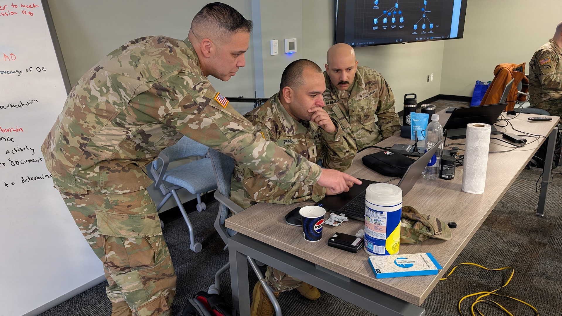 New York Army National Guard Soldiers assigned to the Cyber Protection Team 173 counter an attacker who infiltrated a utility company's computer network during an exercise at the Kingston Armory in Kingston, New York, Feb. 23-26, 2026.