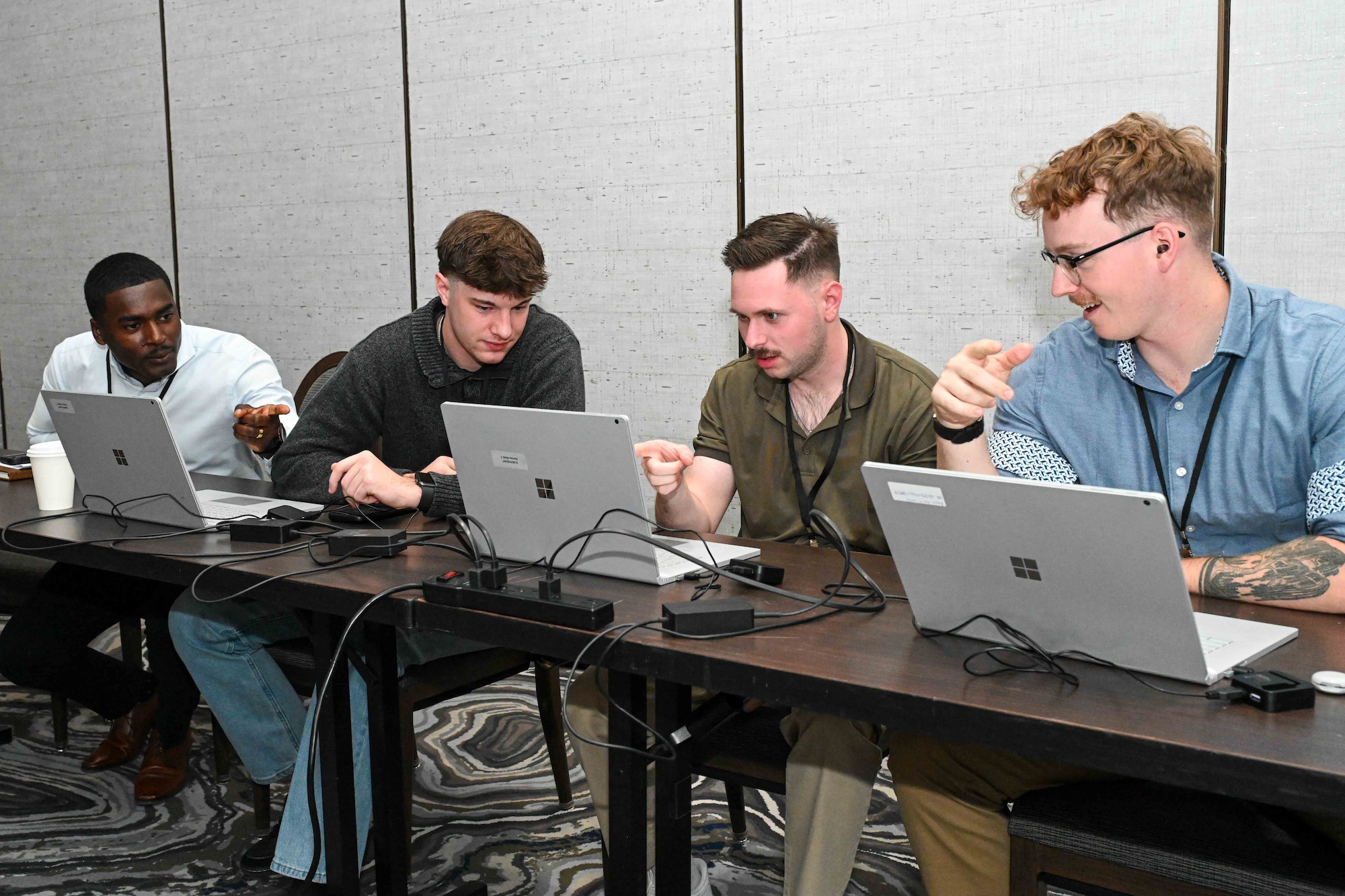 Service members serve