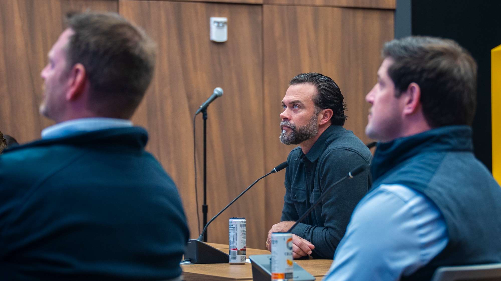 Under Secretary of the Air Force Matt Lohmeier listens to a briefing on the National Air and Space Intelligence Center’s vital mission to analyze and characterize foreign weapon systems during his visit to Wright-Patterson Air Force Base, Ohio, March 23, 2026.