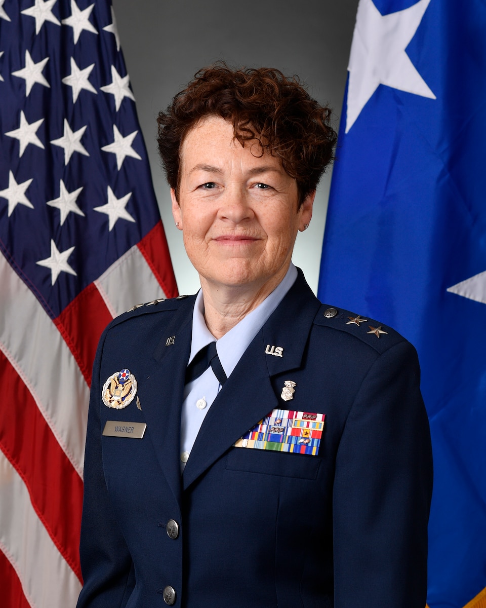 This is the official portrait of Maj. Gen. Michelle L. Wagner.