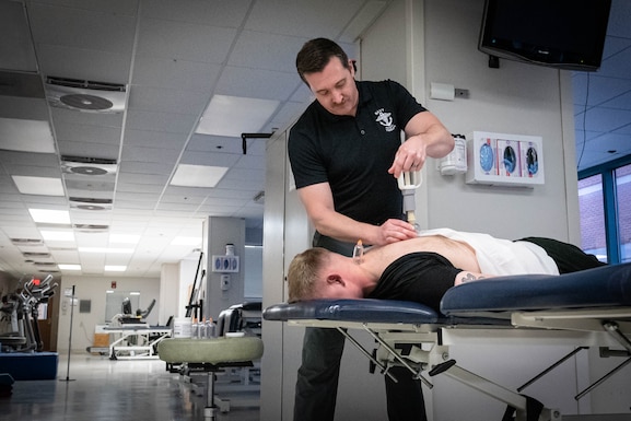 At Marine Corps Air Station Cherry Point, a specialized team of Sailors and civilians has one of the most critical missions: helping injured Sailors and Marines return to duty.