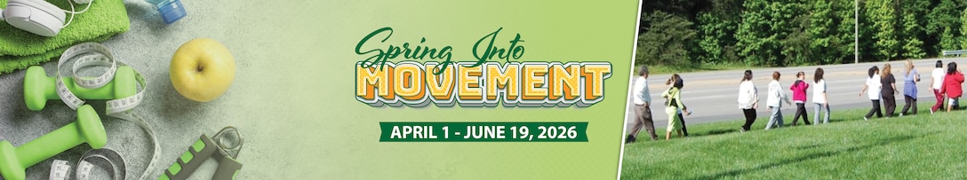 Spring Into Movement at the Defense Contract Management Agency April 1 to June 19, 2026