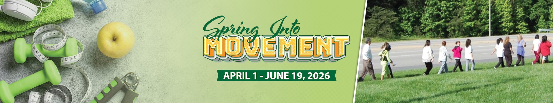 Spring Into Movement at the Defense Contract Management Agency April 1 to June 19, 2026