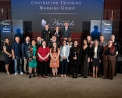 FY25 NSWC PCD Annual Award for Excellence in Business Innovation: Contractor Tracking Working Group -
Robert Abbott, Tiffany Ackerland, Carisa Baker, Monica Beaver, Rosalia Bellissima, Wynne Bischoff, Linda Bland, Victoria Bottorf, Curtis Bruce, Jr., Thanh Cai, Justina Corby, Tina Curtis, Commander Christopher Duncan, Amanda Farris, Susan Lawson, Emily Little, Frances Negron, Gretchen Rivera, Peter Walker, and Brandon Winkler
(U.S. Navy photo by Eddie Green)