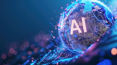 A promotional graphic for Joint Knowledge Online (JKO) with the headline "Building Better, Faster: How JKO is Integrating AI to Enhance Online Learning," set over an image of a globe that says AI.