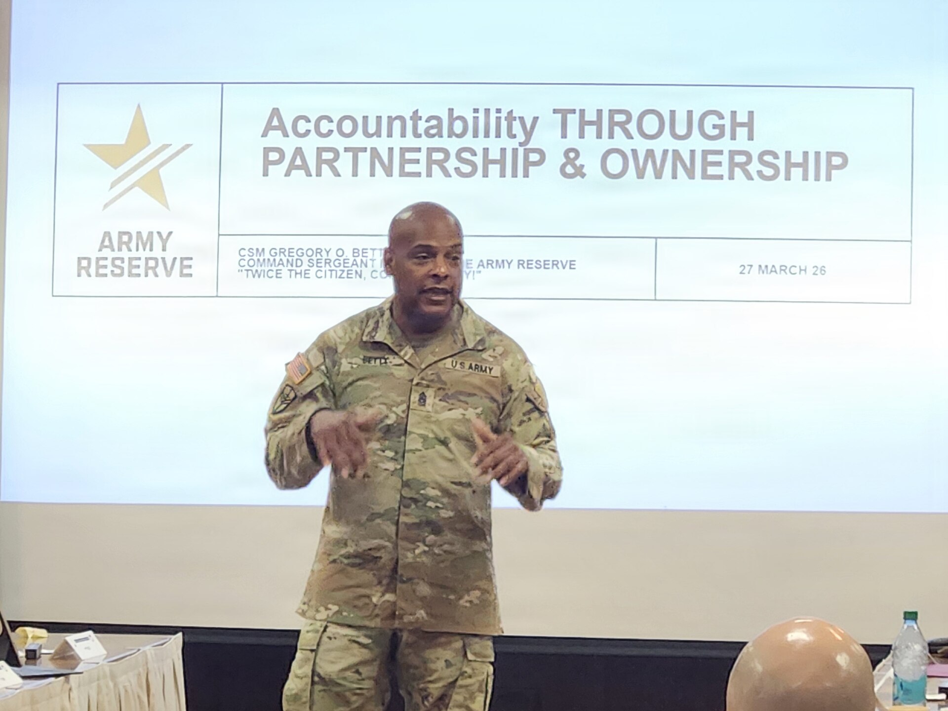 Army Reserve senior enlisted council convenes at Fort Buchanan