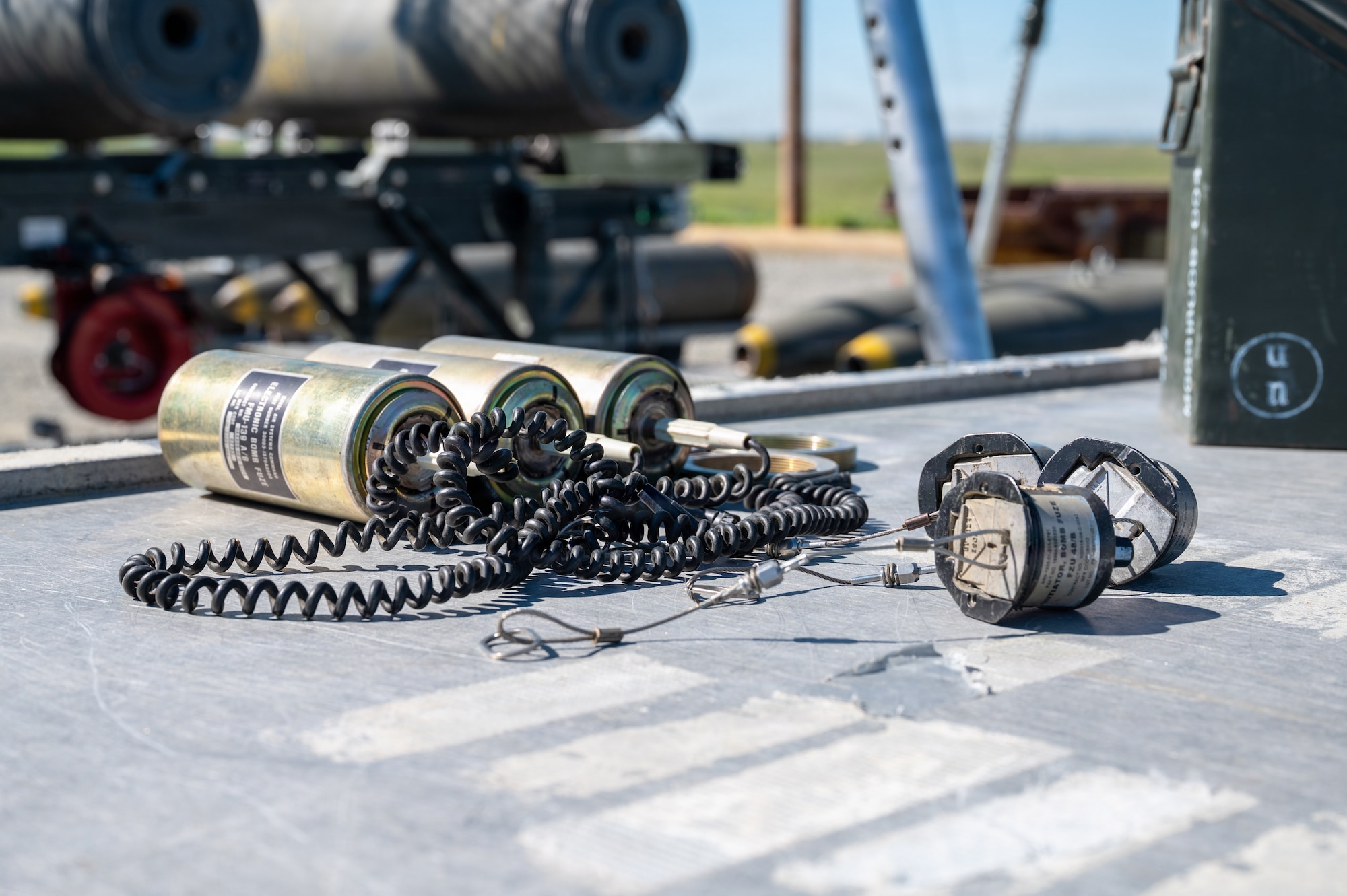 Airmen assembled live munitions to meet 24-hour sortie requirements while testing planning, assembly and movement skills. With its first class held in 1986, AFCOMAC celebrated its 40th anniversary with the graduation of class 2026-004. (U.S. Air Force photo by Airman 1st Class Ty'Jaih Wallace)