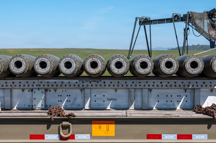 Airmen built live munitions for 24-hour sortie requirements while refining planning, assembly and movement skills. With its first class held in 1986, AFCOMAC celebrated its 40th anniversary with the graduation of class 2026-004. (U.S. Air Force photo by Airman 1st Class Ty'Jaih Wallace)