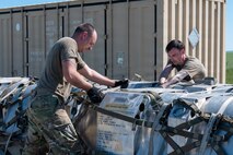 Airmen prepared live munitions to support 24-hour sortie requirements while strengthening mission-critical skills. With its first class held in 1986, Air Force Combat Ammunition Center celebrated its 40th anniversary with the graduation of class 2026-004. (U.S. Air Force photo by Airman 1st Class Ty'Jaih Wallace)