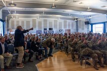 AFCOMAC provides advanced training in mass combat ammunition planning and production, preparing personnel to establish bomb dumps and build thousands of live munitions in realistic, bare-base scenarios through its Combat Ammunition and Production (CAPP) course and Senior Leader Aerial Munitions Course (SLAM-C). The first class was held in 1986 at Sierra Army Depot, California, devised and led by the first cadre. (U.S. Air Force photo by Senior Airman Frederick A. Brown)