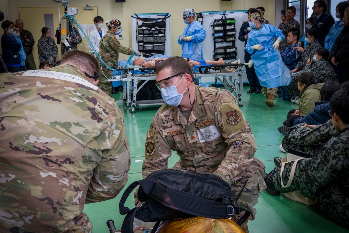 Yokota-based Ground Surgical Team demonstrates capabilities at Iruma AB