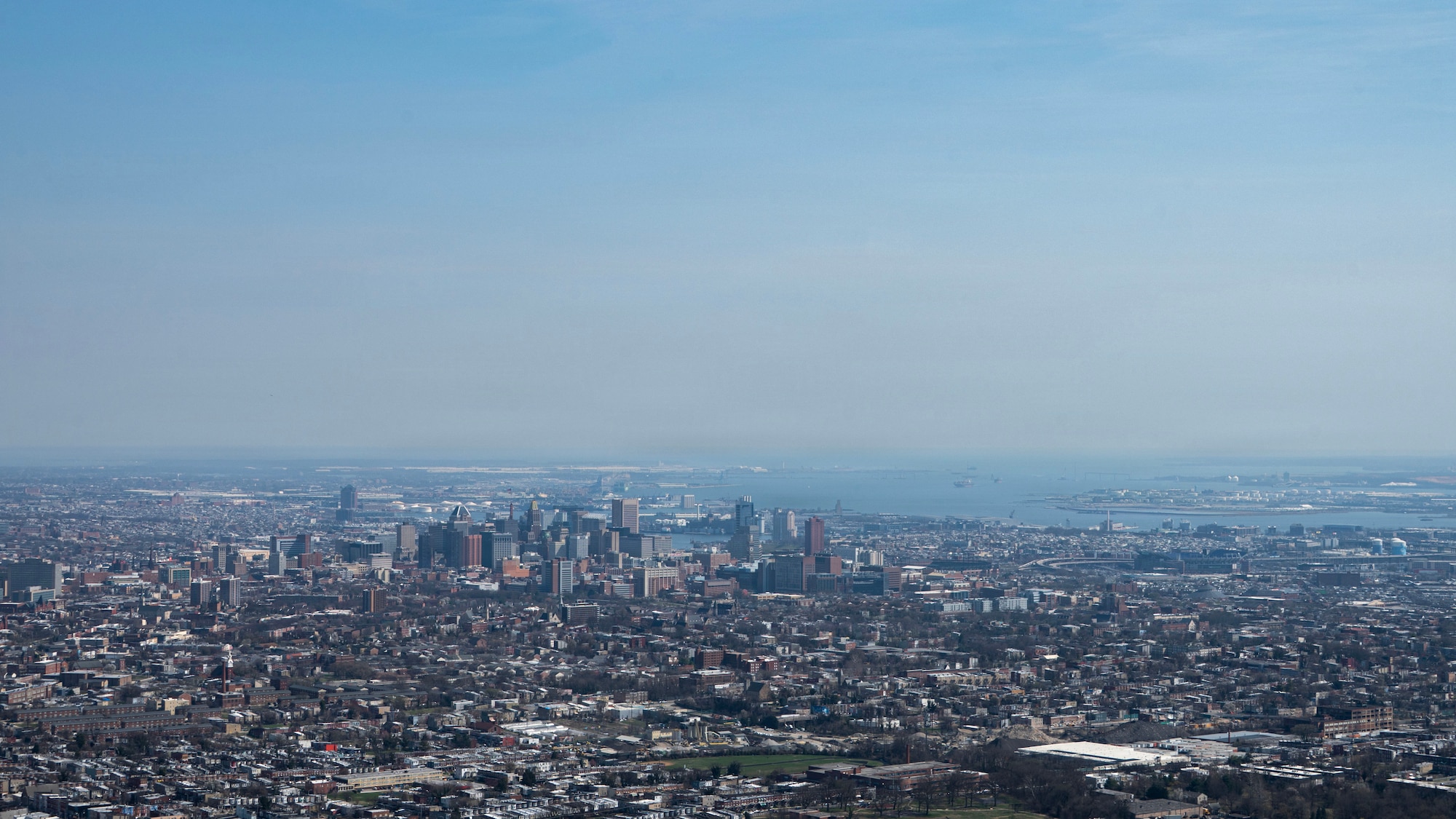 The 1st Helicopter Squadron supports a flyover for the Baltimore Orioles' opening day at Oriole Park at Camden Yards, Maryland, March 26, 2026. Flyovers during community events showcase trained aviation, support recruitment, and boost patriotism. (U.S. Air Force photo by Staff Sgt. Aubree Owens)