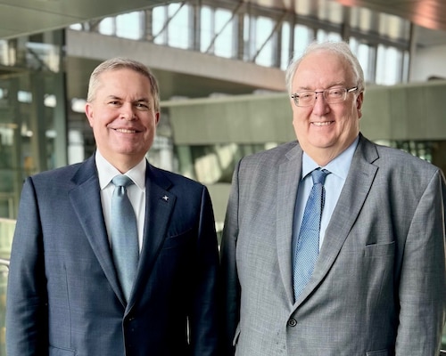 While in Brussels to brief the NATO Committee on Proliferation about China’s potential shift to a launch on warning nuclear posture, INSS China Center Director Dr. Phillip Saunders met with NATO Assistant Secretary General for Intelligence and Security Scott Bray.