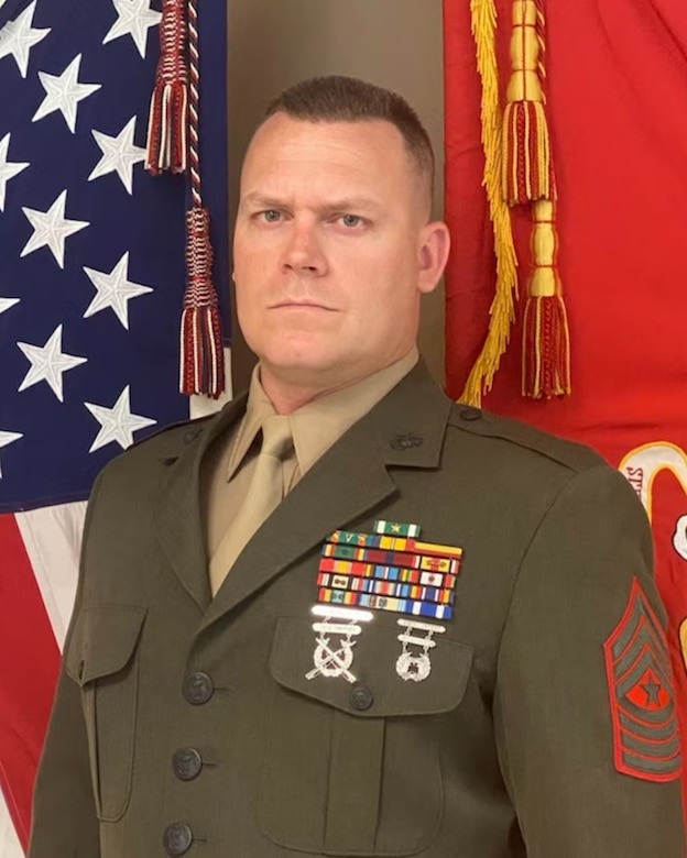 Sergeant Major Brent A. Downing, Command Senior Enlisted Leader, 1st Battalion, 23d Marines