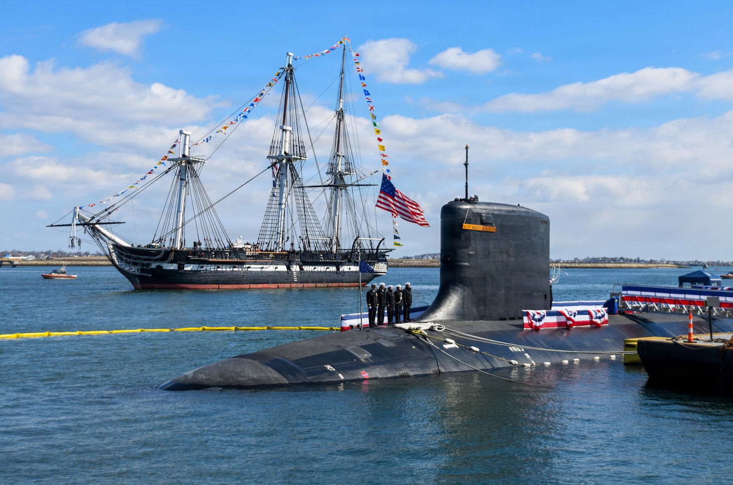USS Massachusetts (SSN 798) is Commissioned in Boston