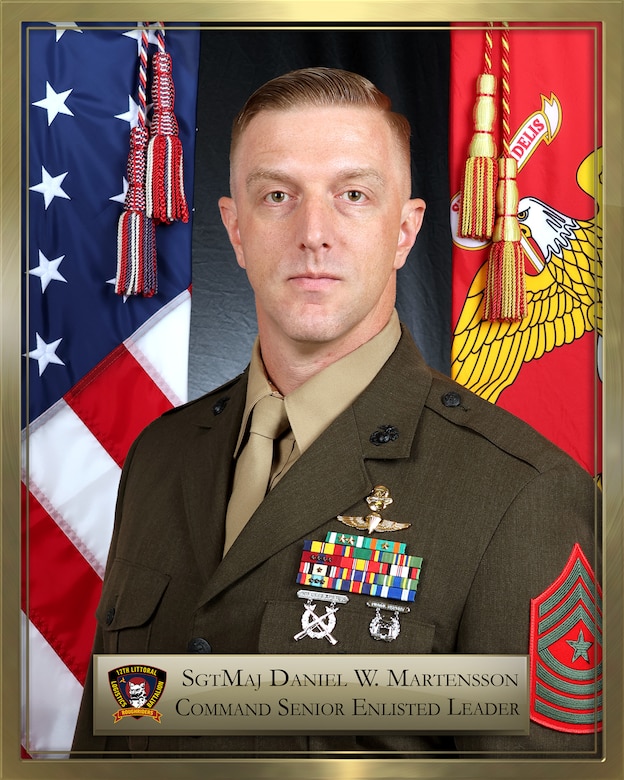 Command Photo of SgtMaj Martennson