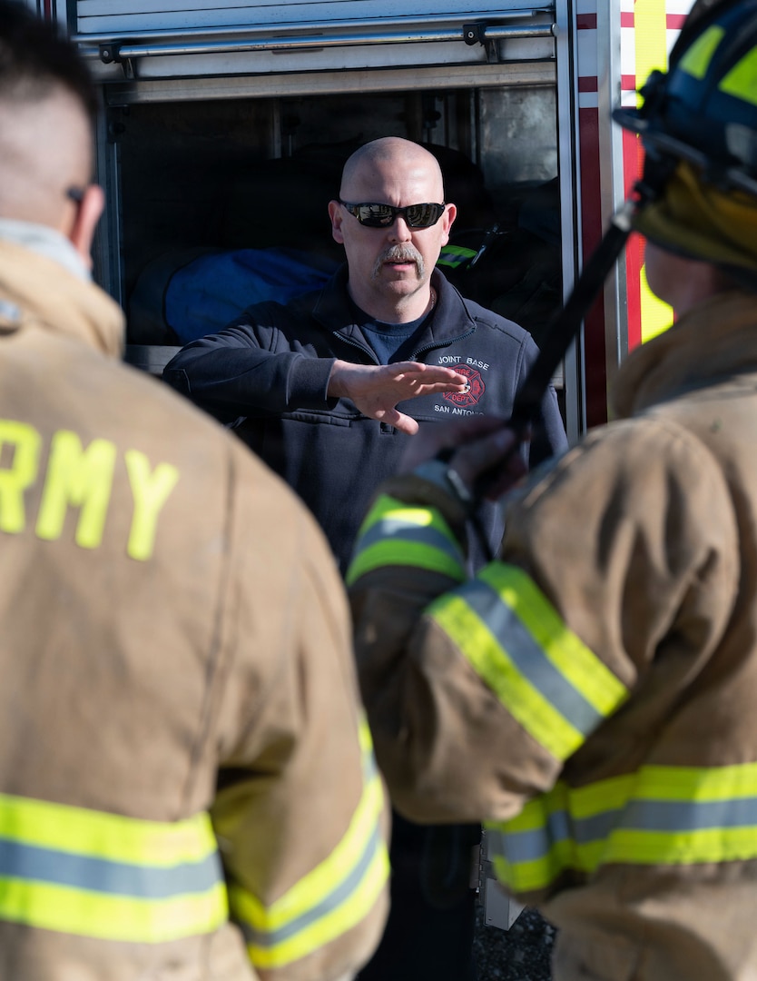 Joint firefighters collaborate, compete and test their abilities