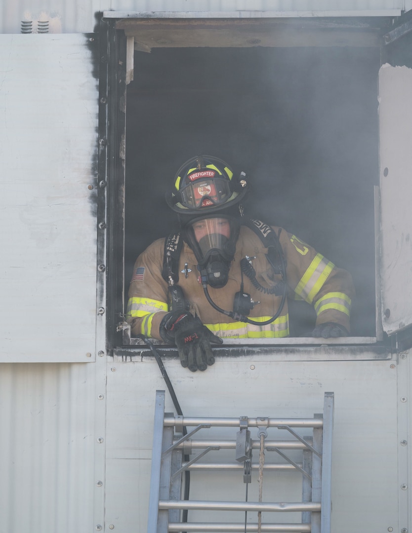 Joint firefighters collaborate, compete and test their abilities