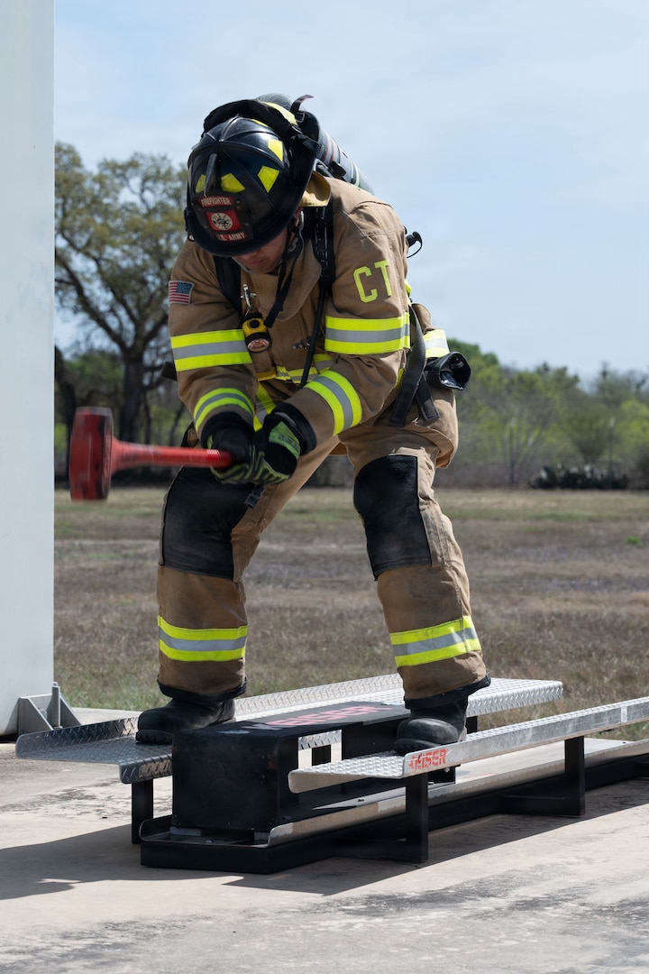 Joint firefighters collaborate, compete and test their abilities