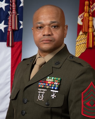 Portrait of First Sergeant Vabian R. Elmore Jr.