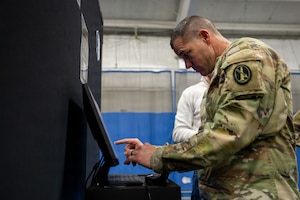 U.S. Army Command Sgt. Maj. Kevin Miller, creates a MindGym account