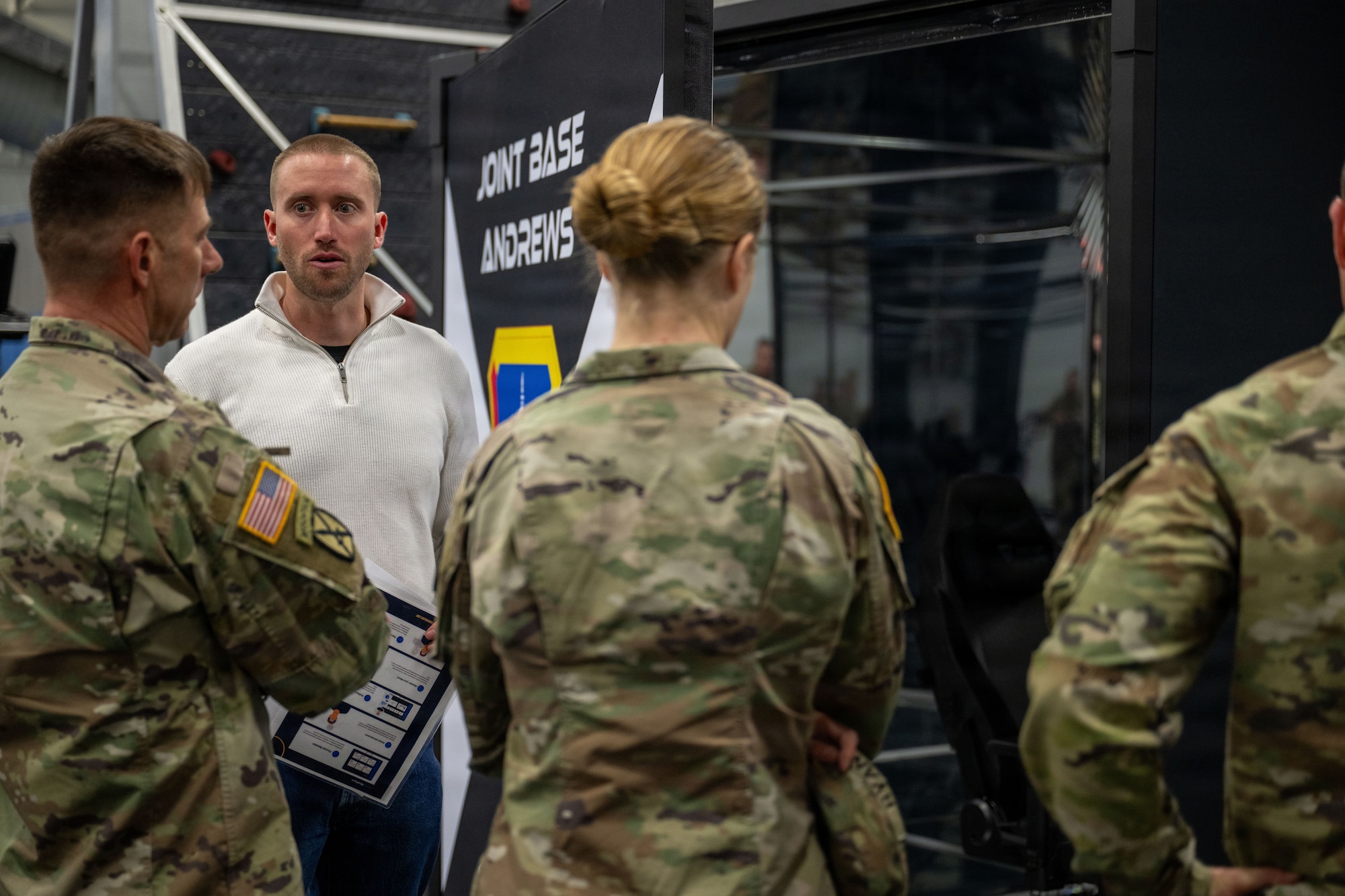 Brandon Murphy, introduces U.S. military senior leaders to the MindGym.