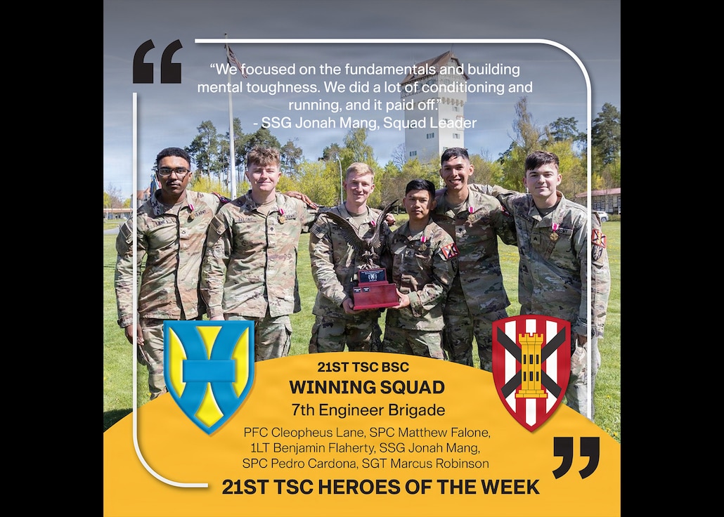 These 7th Engineer Brigade Soldiers completed a week of physically and mentally demanding events designed to replicate conditions Soldiers may face in large-scale combat operations. For them, success came down to discipline, preparation, and trust within the team.
