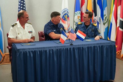 Joint Interagency Task Force South hosts trilateral conference with Dutch, French officials