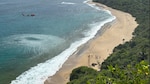 A Coast Guard MH-60T Jayhawk aircrew, U.S. Border Patrol, CG Base Borinquen personnel and local agency responders medevac five migrant aliens following an unlawful migration voyage vessel landing at Survival Beach in Aguadilla, Puerto Rico, April 29, 2026.