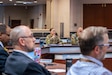 Maj. Gen. Lori Robinson, commanding general of the U.S. Army Aviation and Missile Command, addresses senior leaders during the AMCOM Senior Leaders Forum April 28, 2026, at Redstone Arsenal, Alabama. The forum brought together command leadership to discuss Army transformation, workforce optimization, policy updates and resource priorities to ensure AMCOM remains aligned with Department of War, Department of the Army and Army Materiel Command guidance while continuing to deliver critical warfighting capabilities.